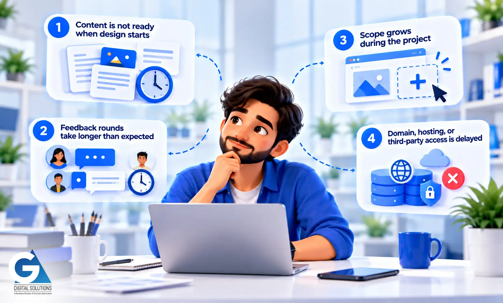 Realistic Timelines by Website Type
